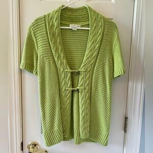 Vintage Christopher & Banks Cable Knit Cardigan